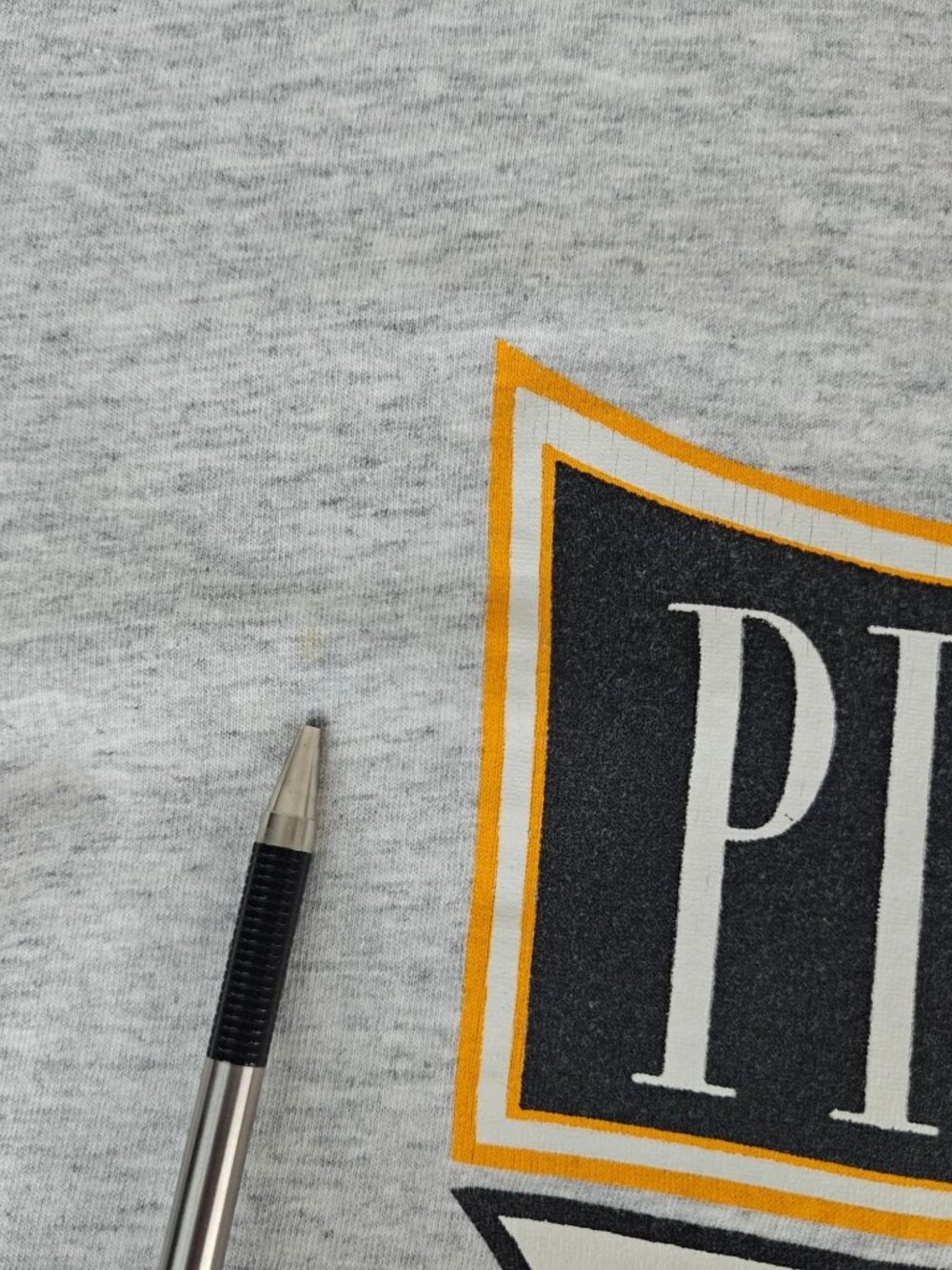 Vintage NFL Pittsburgh Steelers Graphic T-Shirt Women's Medium Gray Shield Logo - Picture 10 of 12